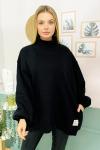 150033 Oversize Sardonlu Sweatshirt